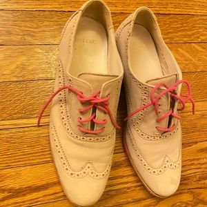 Cole Haan beige/Pink loafers